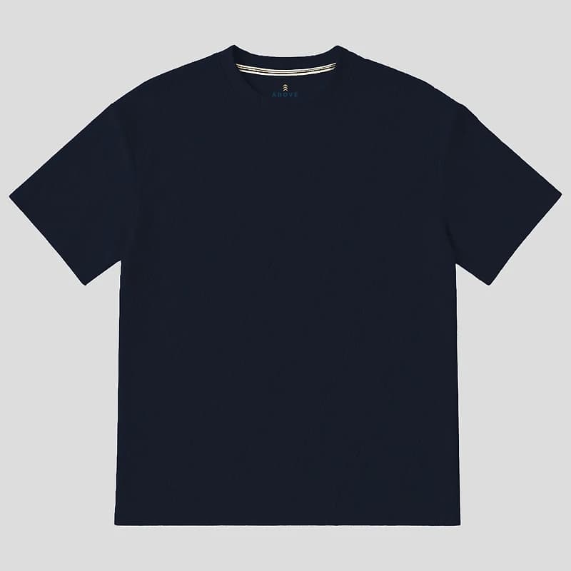 AboveMan T-Shirt con Textura Geometrica