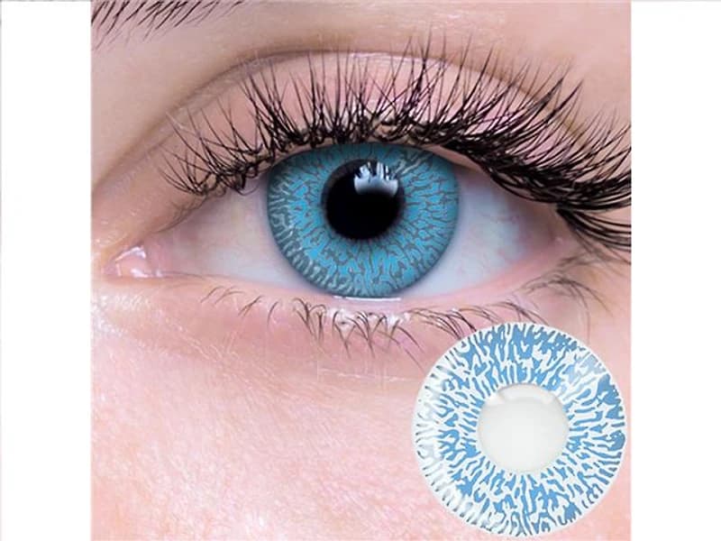 09.190 Intense Blue Contact Lenses