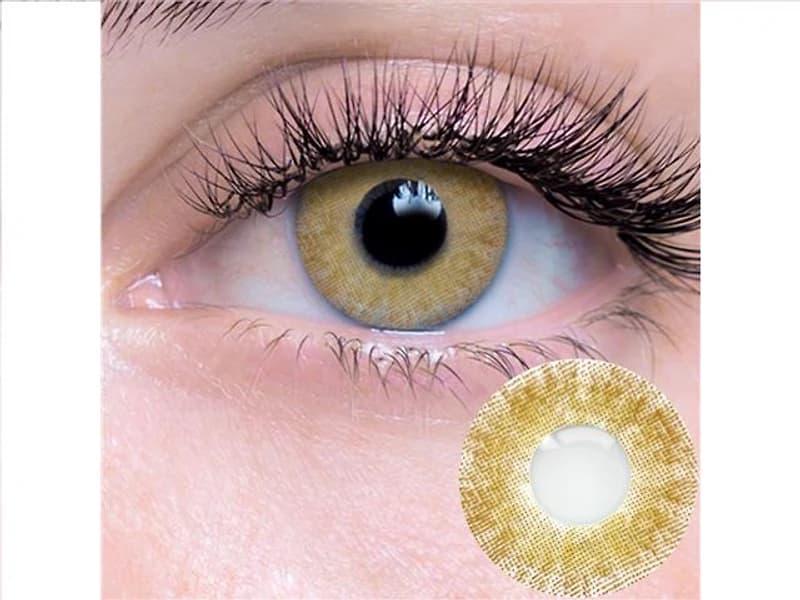 09.526 2 Tone Hazel Contact Lenses