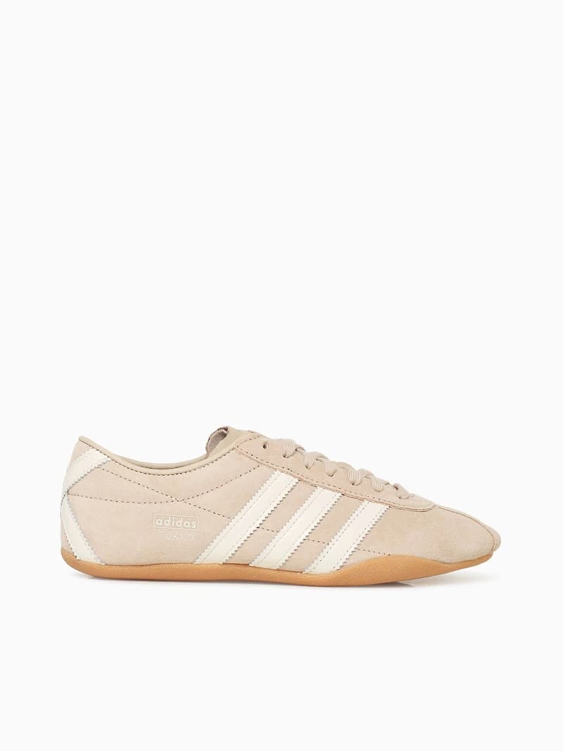 Tokyo W Khaki Off white leather
