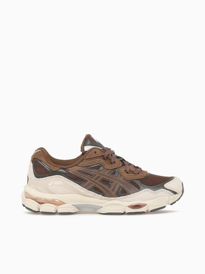 Gelnyc Brown Black coffee suede Mesh