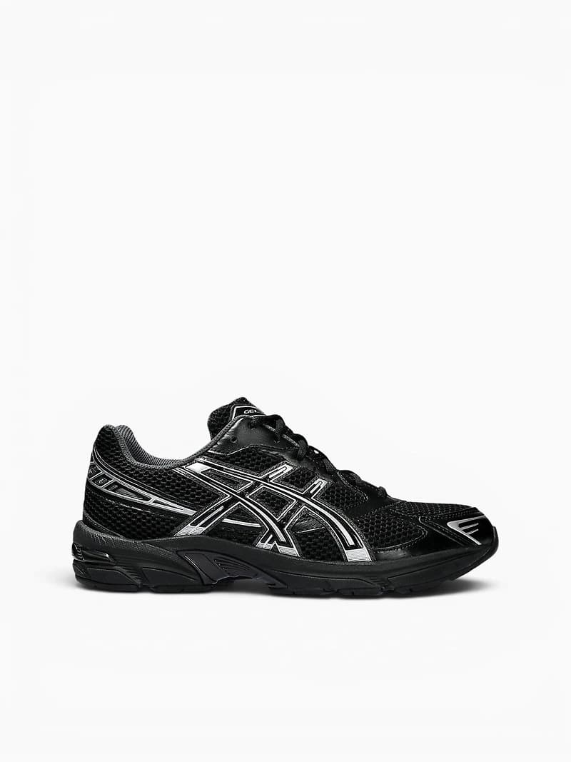 Gel1130 Black Pure silver leather Mesh