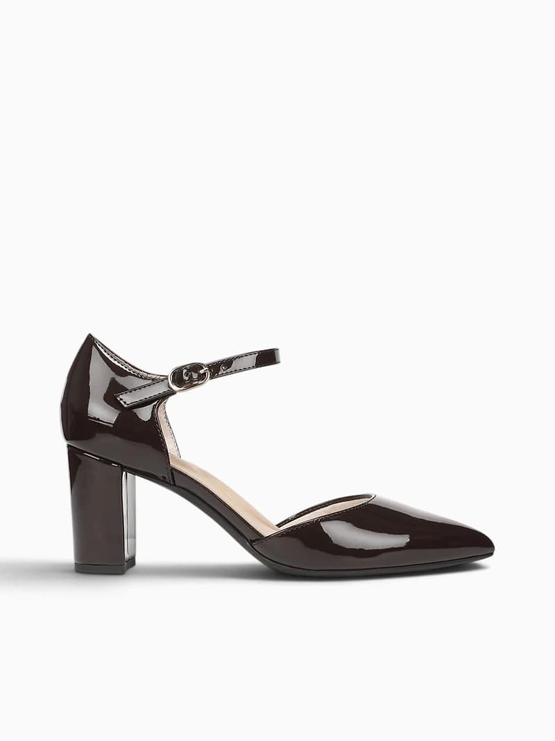 Rylee Dark Chocolate Patent