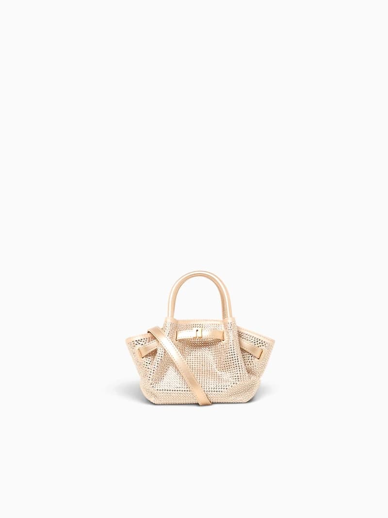 Hana Tiny Top Handle Champagne